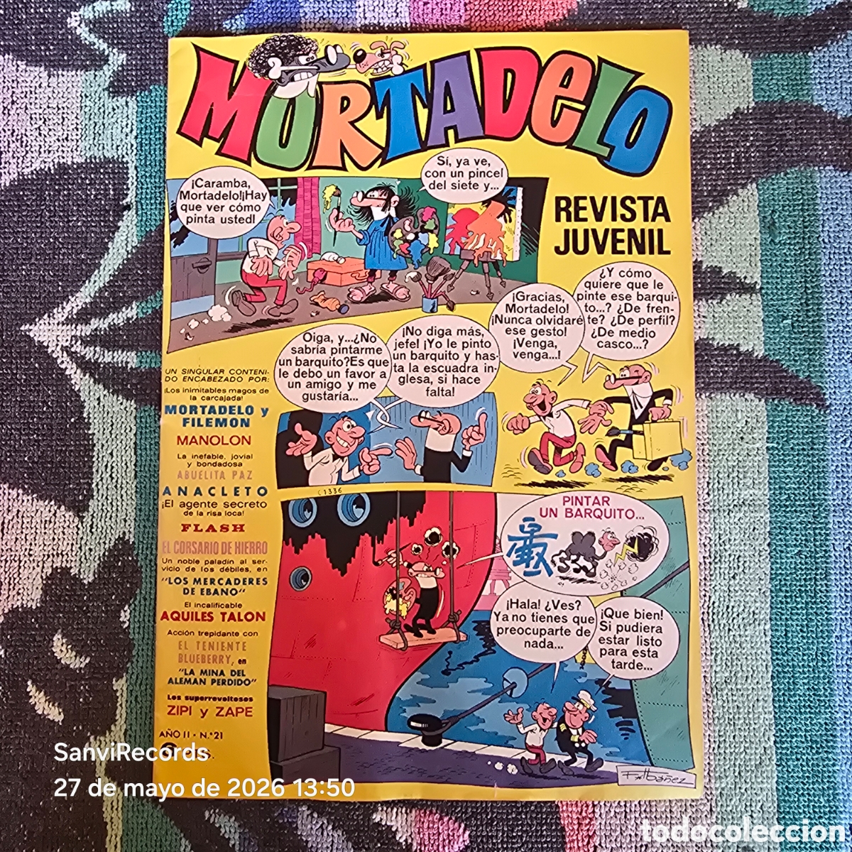Tebeos: MORTADELO, REVISTA JUVENIL 21 (A&Ntilde;O II) (BRUGUERA)