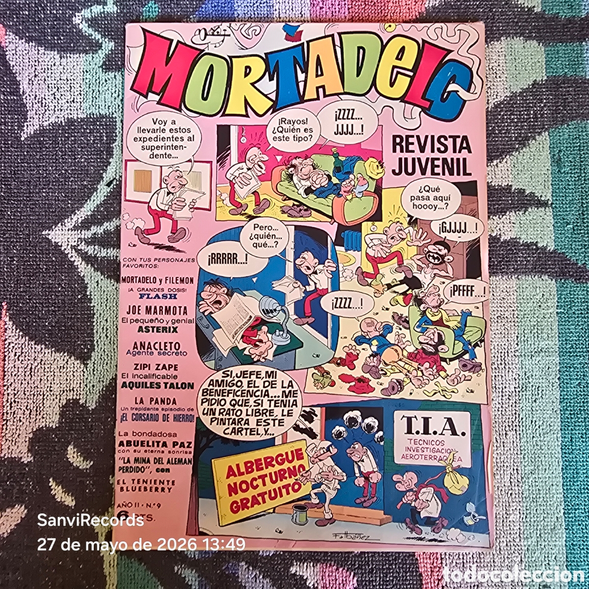 Tebeos: MORTADELO, REVISTA JUVENIL 9 (A&Ntilde;O II) (BRUGUERA)