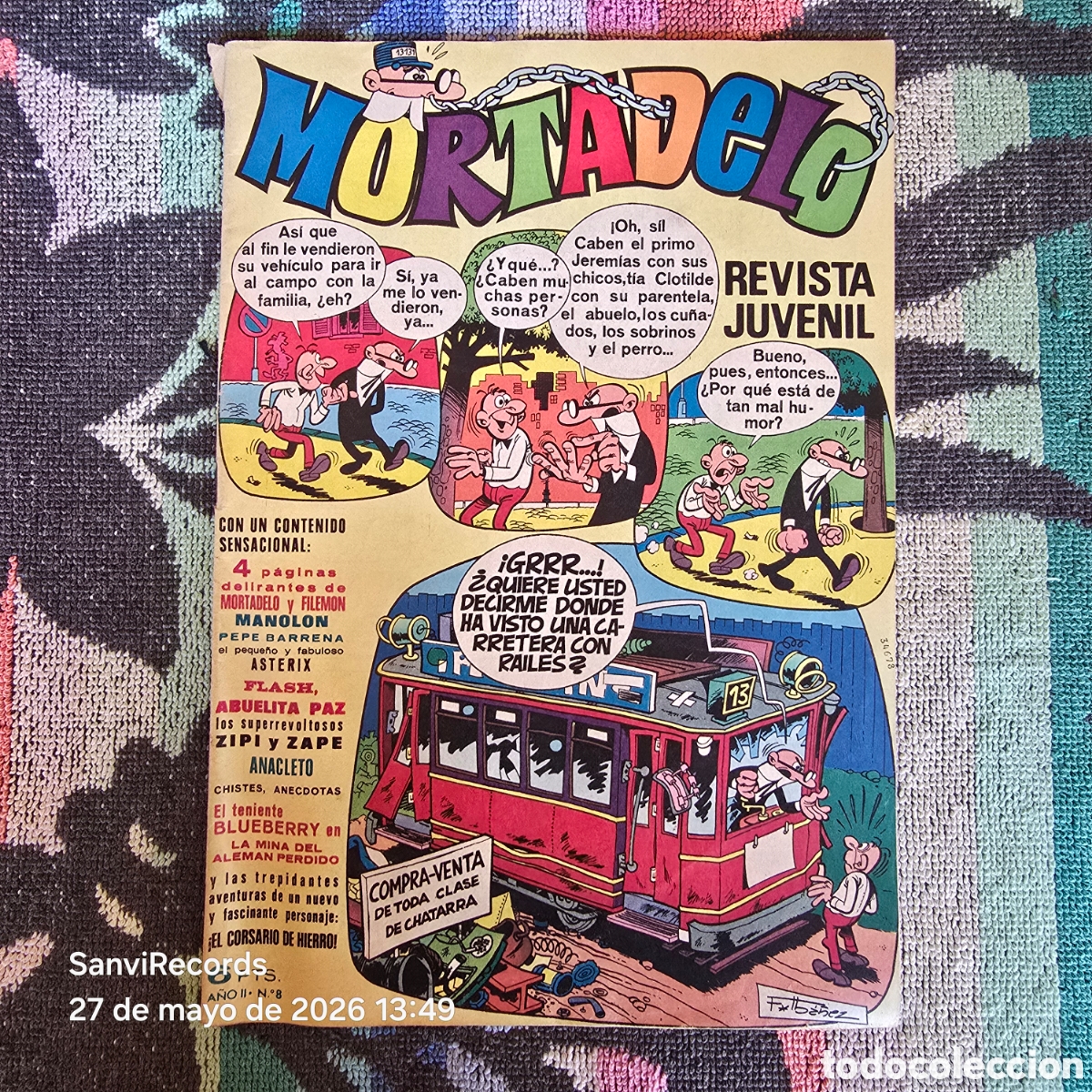 Tebeos: MORTADELO, REVISTA JUVENIL 8 (A&Ntilde;O II) (BRUGUERA)