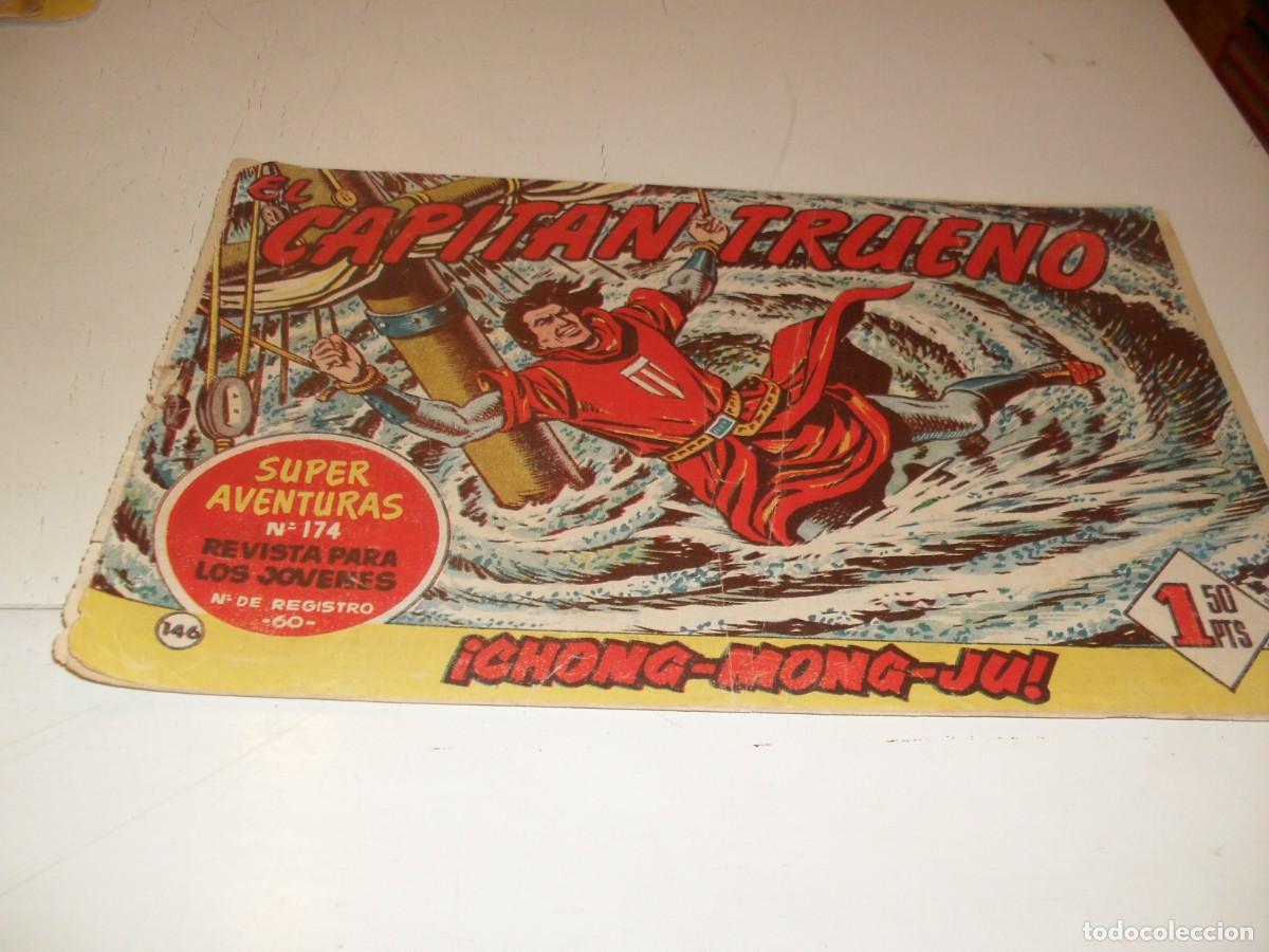 Tebeos: EL CAPITAN TRUENO,(ORIGINAL) N&ordm; 146,CHONG-MONG-JU&iexcl;&iexcl;,DE V.MORA,DE 618.BRUGUERA,1956