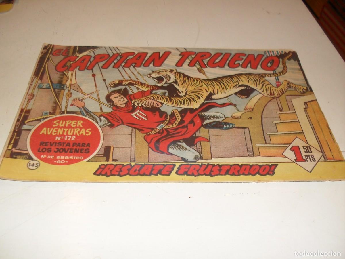 Tebeos: EL CAPITAN TRUENO,(ORIGINAL) N&ordm; 145,RESCATE FRUSTRADO&iexcl;&iexcl;,DE V.MORA,DE 618.BRUGUERA,1956