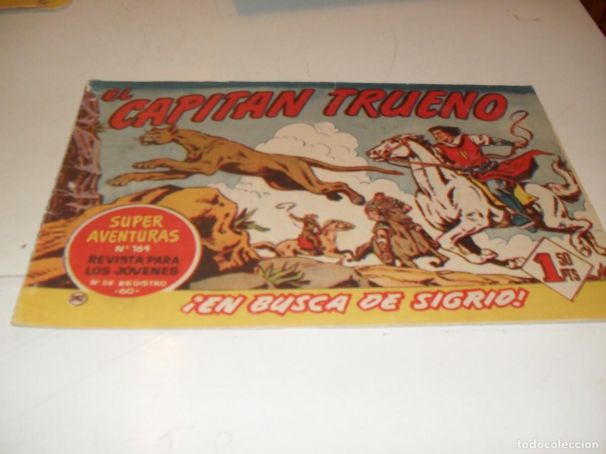 Tebeos: EL CAPITAN TRUENO,(ORIGINAL) N&ordm; 142,EN BUSCA DE SIGRID&iexcl;&iexcl;,DE V.MORA,DE 618.BRUGUERA,1956