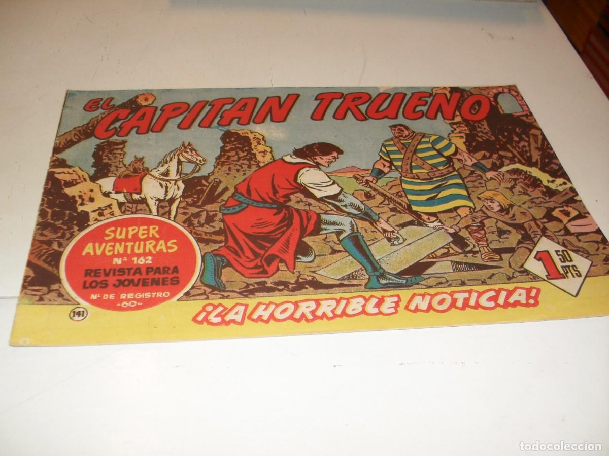 Tebeos: EL CAPITAN TRUENO,(ORIGINAL) N&ordm; 141,LA HORRIBLE NOTICIA&iexcl;&iexcl;,DE V.MORA,DE 618.BRUGUERA,1956