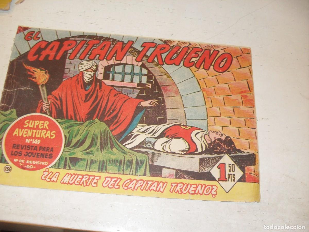 Tebeos: EL CAPITAN TRUENO,(ORIGINAL) N&ordm; 136,LA MUERTE DEL CAPITAN TRUENO&iexcl;&iexcl;,DE V.MORA,DE 618.BRUGUERA,1956