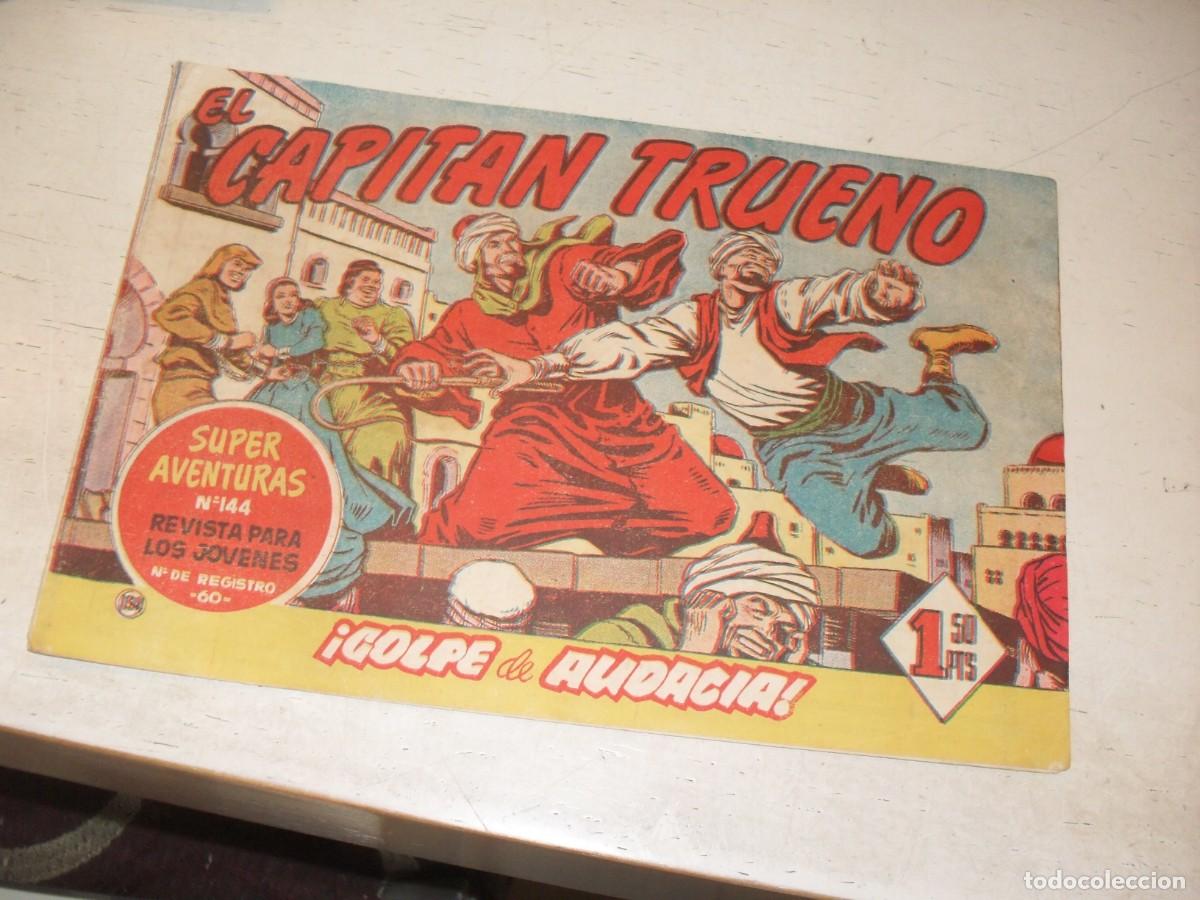 Tebeos: EL CAPITAN TRUENO,(ORIGINAL) N&ordm; 134,GOLPE DE AUDACIA&iexcl;&iexcl;,DE V.MORA,DE 618.BRUGUERA,1956