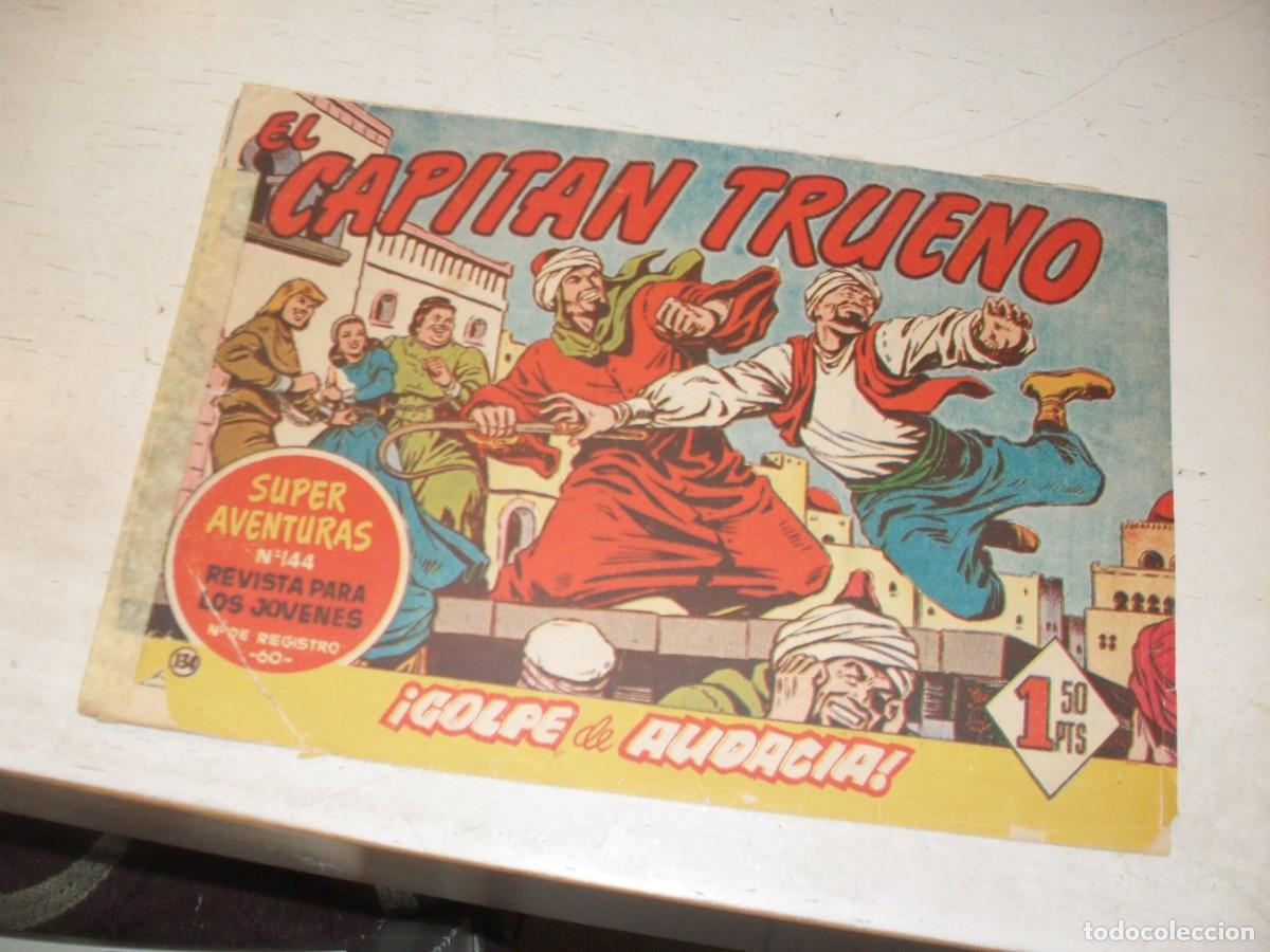 Tebeos: EL CAPITAN TRUENO,(ORIGINAL) N&ordm; 134,GOLPE DE AUDACIA&iexcl;&iexcl;,DE V.MORA,DE 618.BRUGUERA,1956