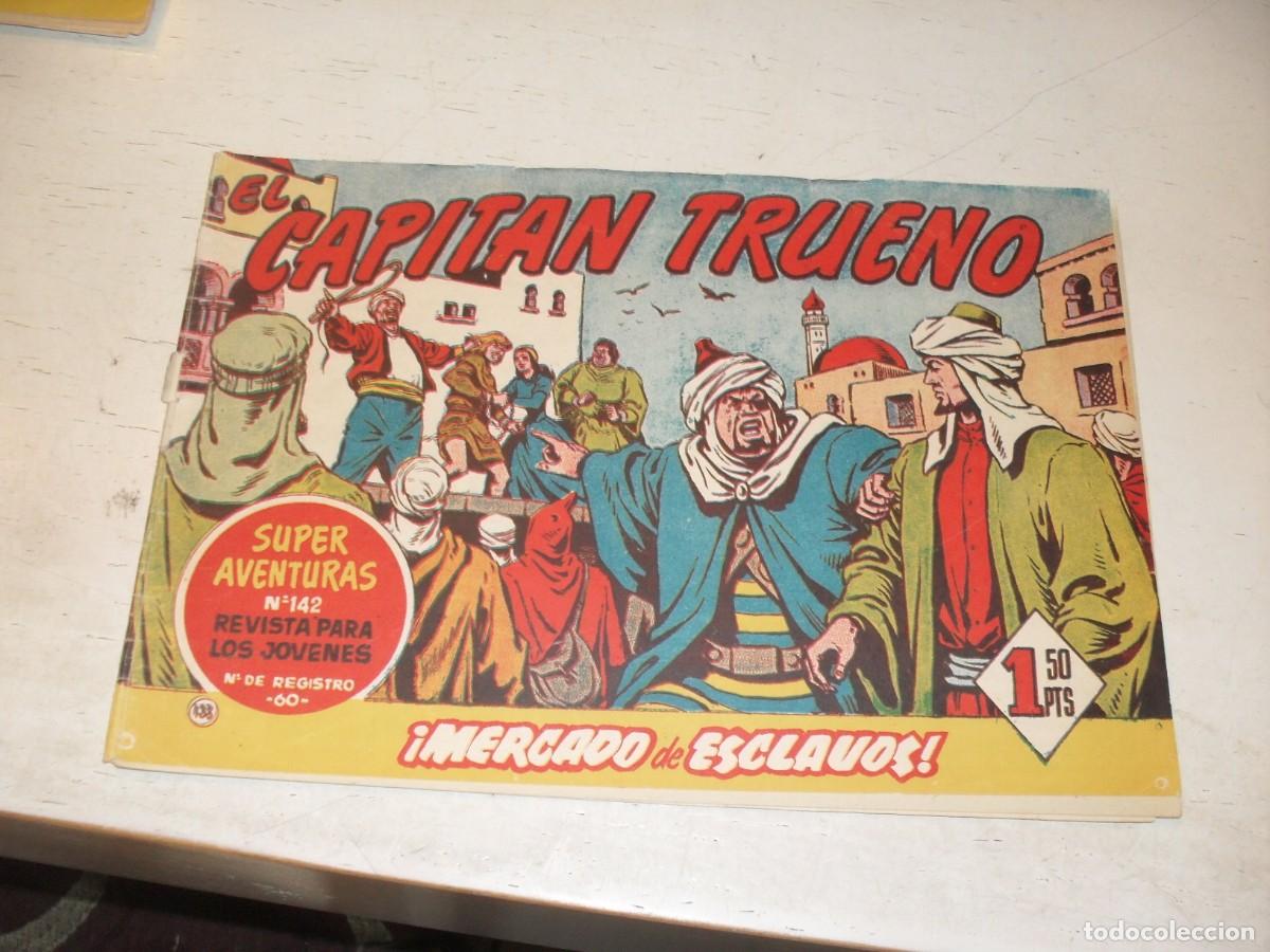 Tebeos: EL CAPITAN TRUENO,(ORIGINAL) N&ordm; 133,MERCADO DE ESCLAVOS&iexcl;&iexcl;,DE V.MORA,DE 618.BRUGUERA,1956