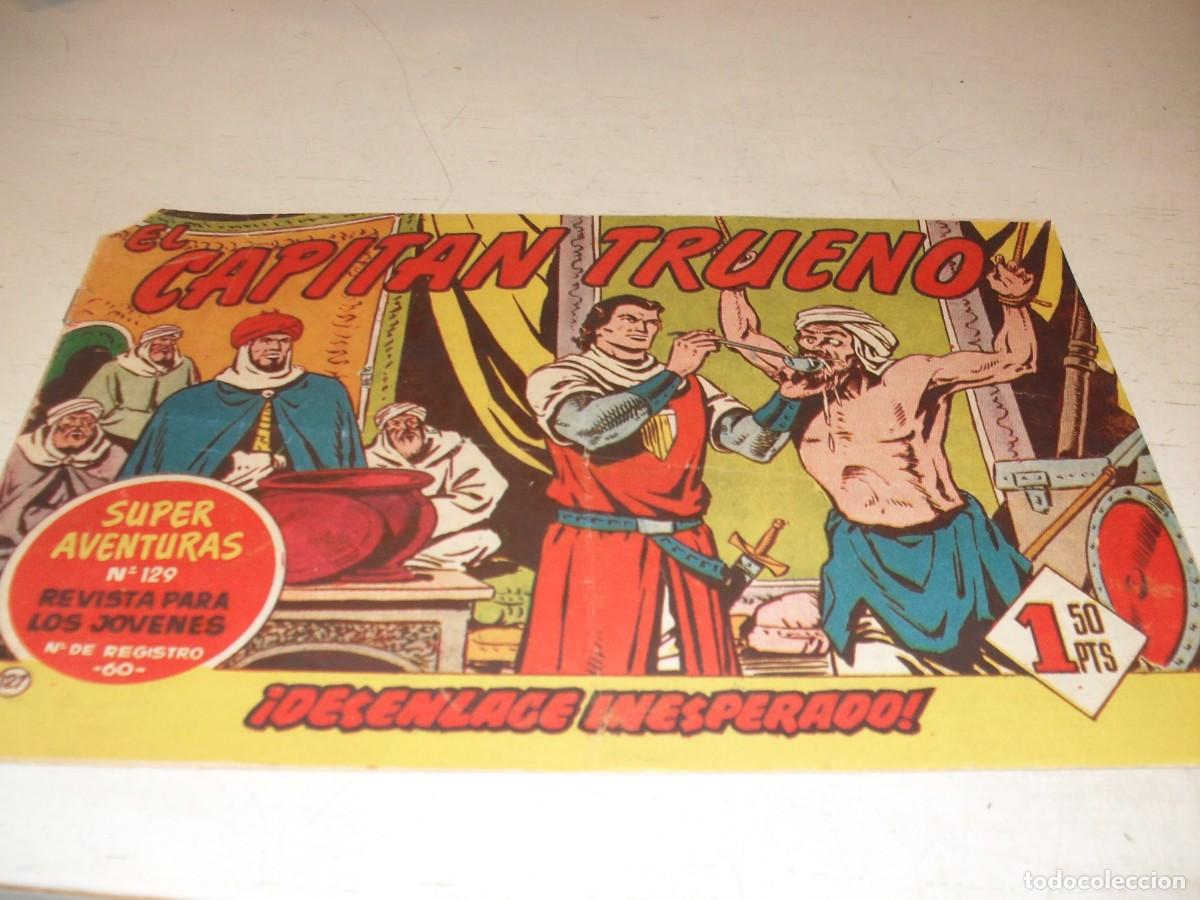 Tebeos: EL CAPITAN TRUENO,(ORIGINAL) N&ordm; 127,DESENLACE INESPERADO&iexcl;&iexcl;,DE V.MORA,DE 618.BRUGUERA,1956