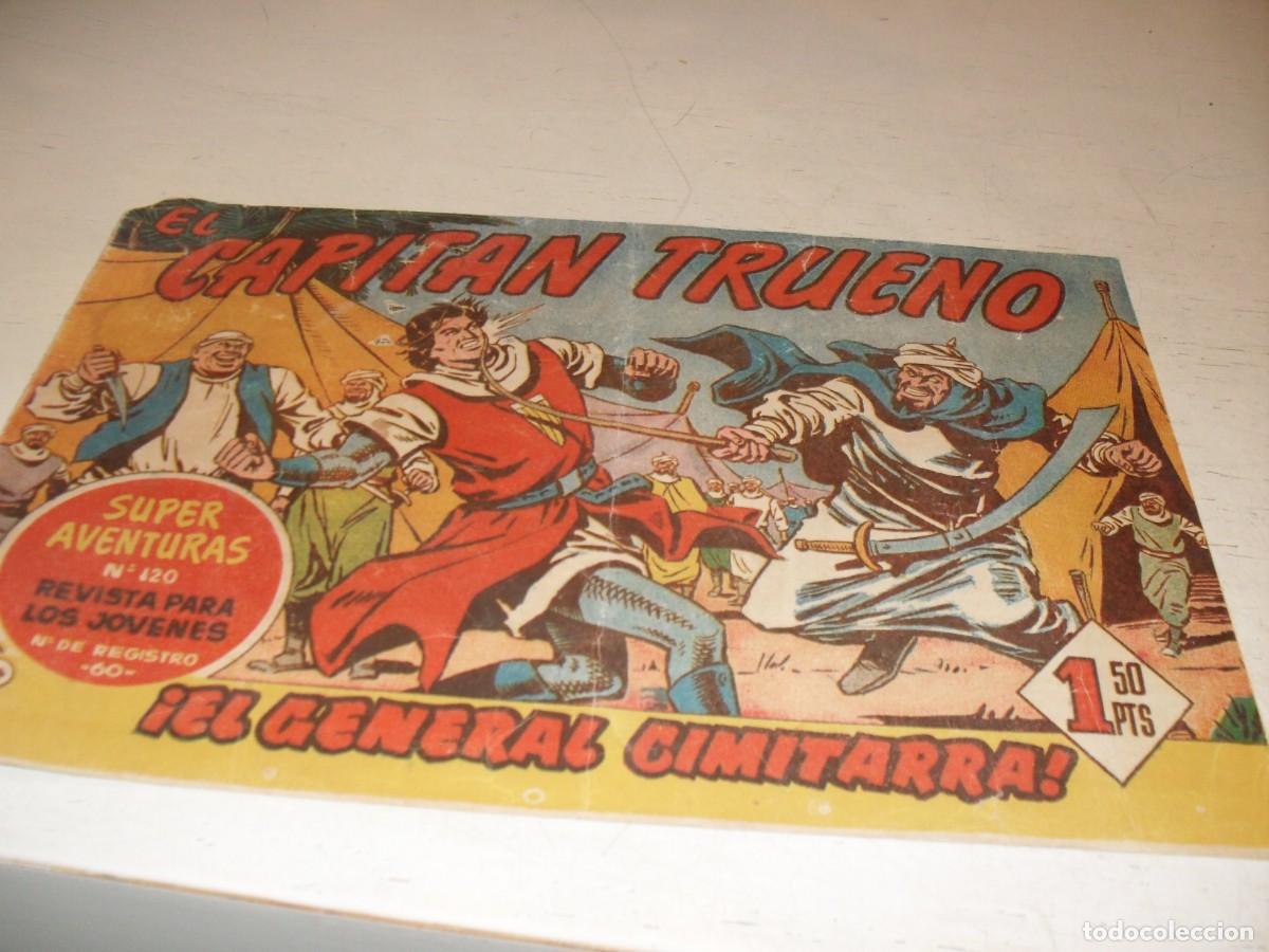 Tebeos: EL CAPITAN TRUENO,(ORIGINAL) N&ordm; 124,EL GENERAL CIMITARRA&iexcl;&iexcl;,DE V.MORA,DE 618.BRUGUERA,1956