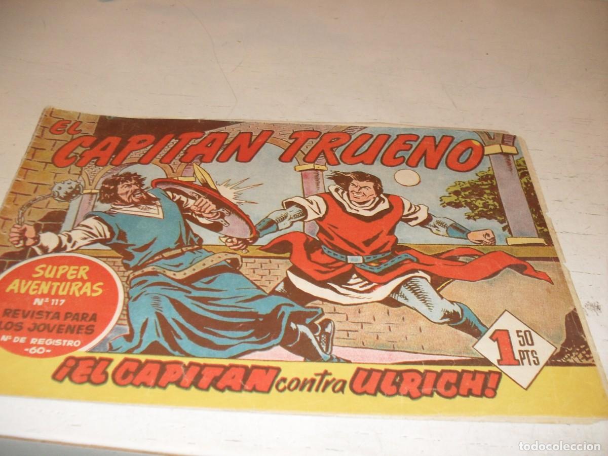 Tebeos: EL CAPITAN TRUENO,(ORIGINAL) N&ordm; 123,EL CAPITAN CONTRA ULRICH&iexcl;&iexcl;,DE V.MORA,DE 618.BRUGUERA,1956
