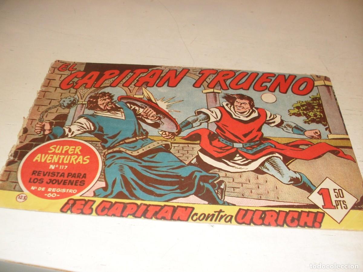 Tebeos: EL CAPITAN TRUENO,(ORIGINAL) N&ordm; 123,EL CAPITAN CONTRA ULRICH&iexcl;&iexcl;,DE V.MORA,DE 618.BRUGUERA,1956