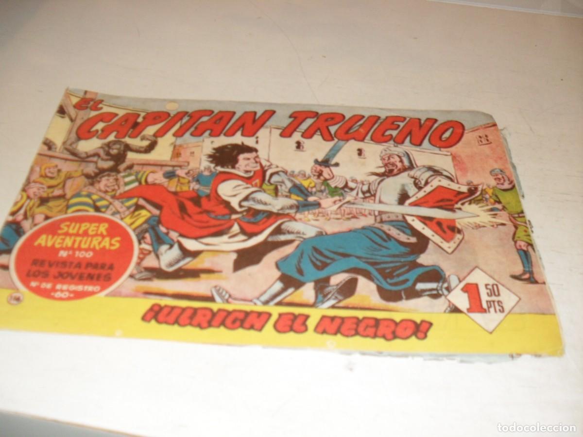 Tebeos: EL CAPITAN TRUENO,(ORIGINAL) N&ordm; 116,EN INTERIOR PUBLICIDAD JABATO Y SISSI,DE 618.BRUGUERA,1956