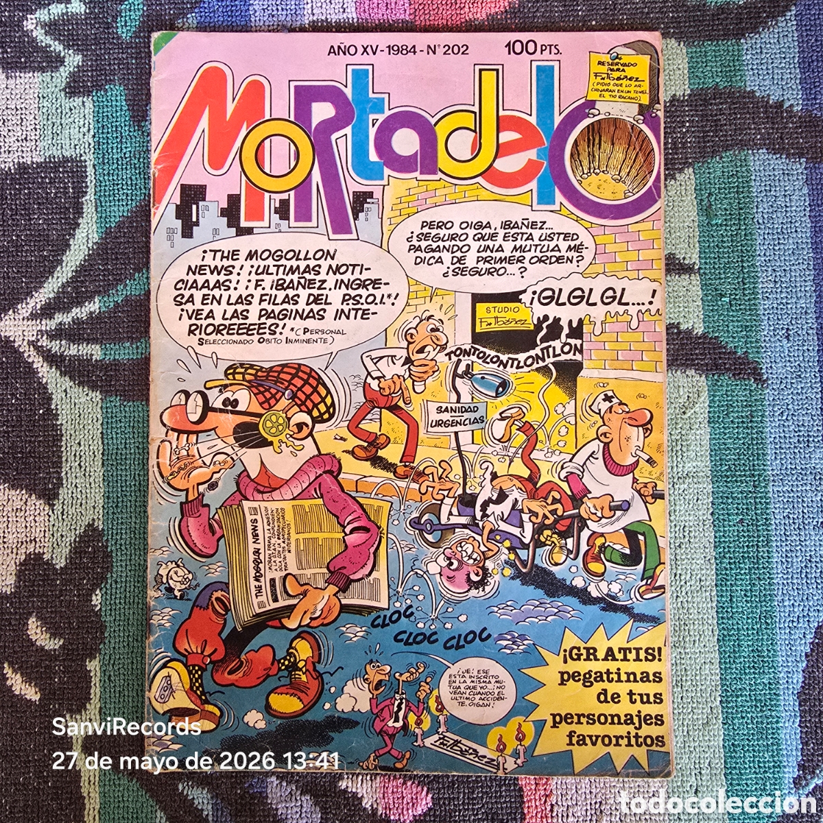 Tebeos: MORTADELO 202 (A&Ntilde;O XV, 1984) (BRUGUERA)