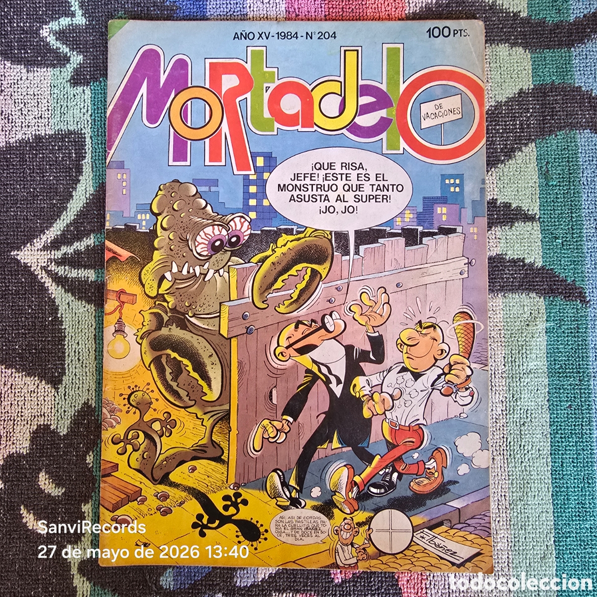 Tebeos: MORTADELO 204 (A&Ntilde;O XV, 1984) (BRUGUERA)