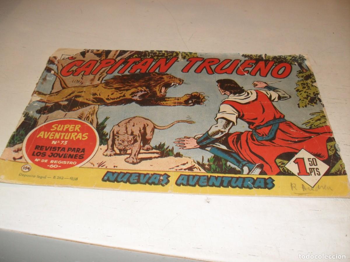 Tebeos: EL CAPITAN TRUENO,(ORIGINAL) N&ordm; 104,NUEVAS AVENTURAS&iexcl;&iexcl;,DE 618.BRUGUERA,1956