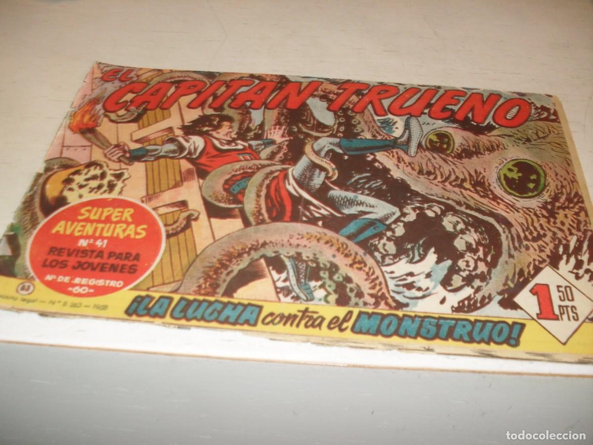 Tebeos: EL CAPITAN TRUENO,(ORIGINAL) N&ordm; 83,LA LUCHA CONTRA EL MONSTRUO&iexcl;&iexcl;,DE 618.BRUGUERA,1956