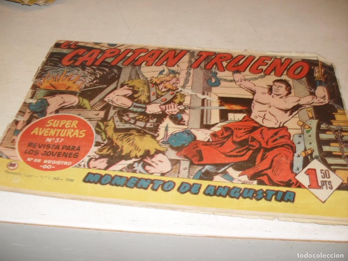 Tebeos: EL CAPITAN TRUENO,(ORIGINAL) N&ordm; 80,MOMENTO DE ANGUSTIA&iexcl;&iexcl;,DE 618.BRUGUERA,1956