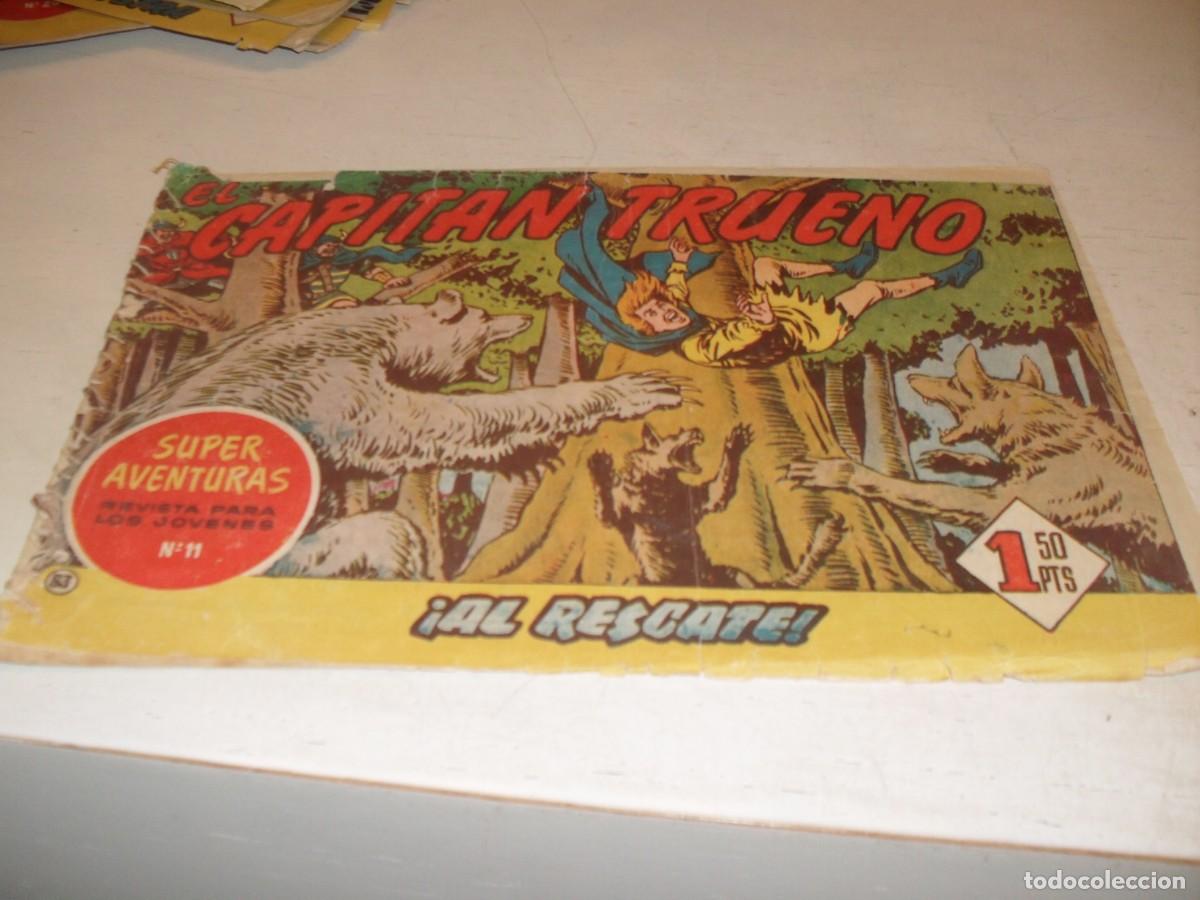 Tebeos: EL CAPITAN TRUENO,(ORIGINAL) N&ordm; 63,EN LA BOCA DEL LOBO&iexcl;&iexcl;,DE 618.BRUGUERA,1956