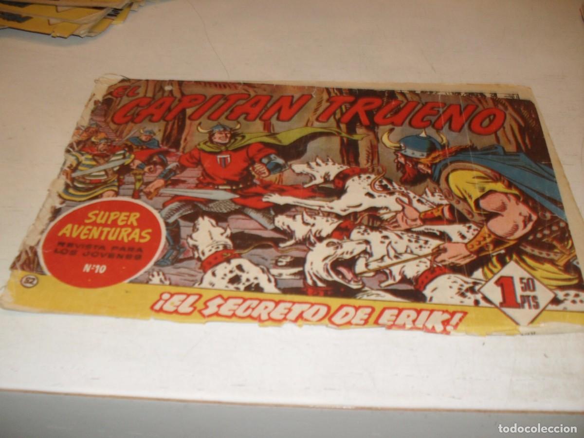 Tebeos: EL CAPITAN TRUENO,(ORIGINAL) N&ordm; 62,EL SECRETO DE ERIK&iexcl;&iexcl;,DE 618.BRUGUERA,1956