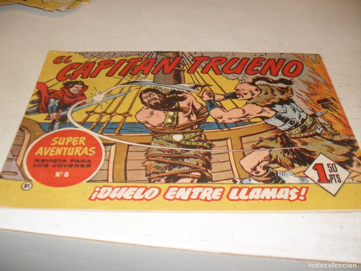 Tebeos: EL CAPITAN TRUENO,(ORIGINAL) N&ordm; 61,DENTRO PUBLICIDAD DEL CACHORRO,DE 618.BRUGUERA,1956