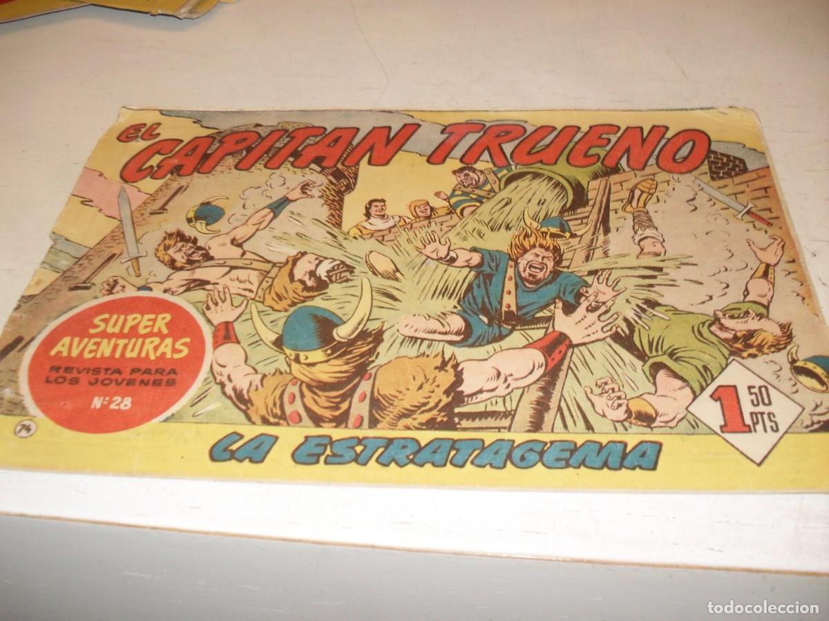 Tebeos: EL CAPITAN TRUENO,(ORIGINAL) N&ordm; 74,DENTRO PUBLICIDAD DEL CACHORRO,DE 618.BRUGUERA,1956