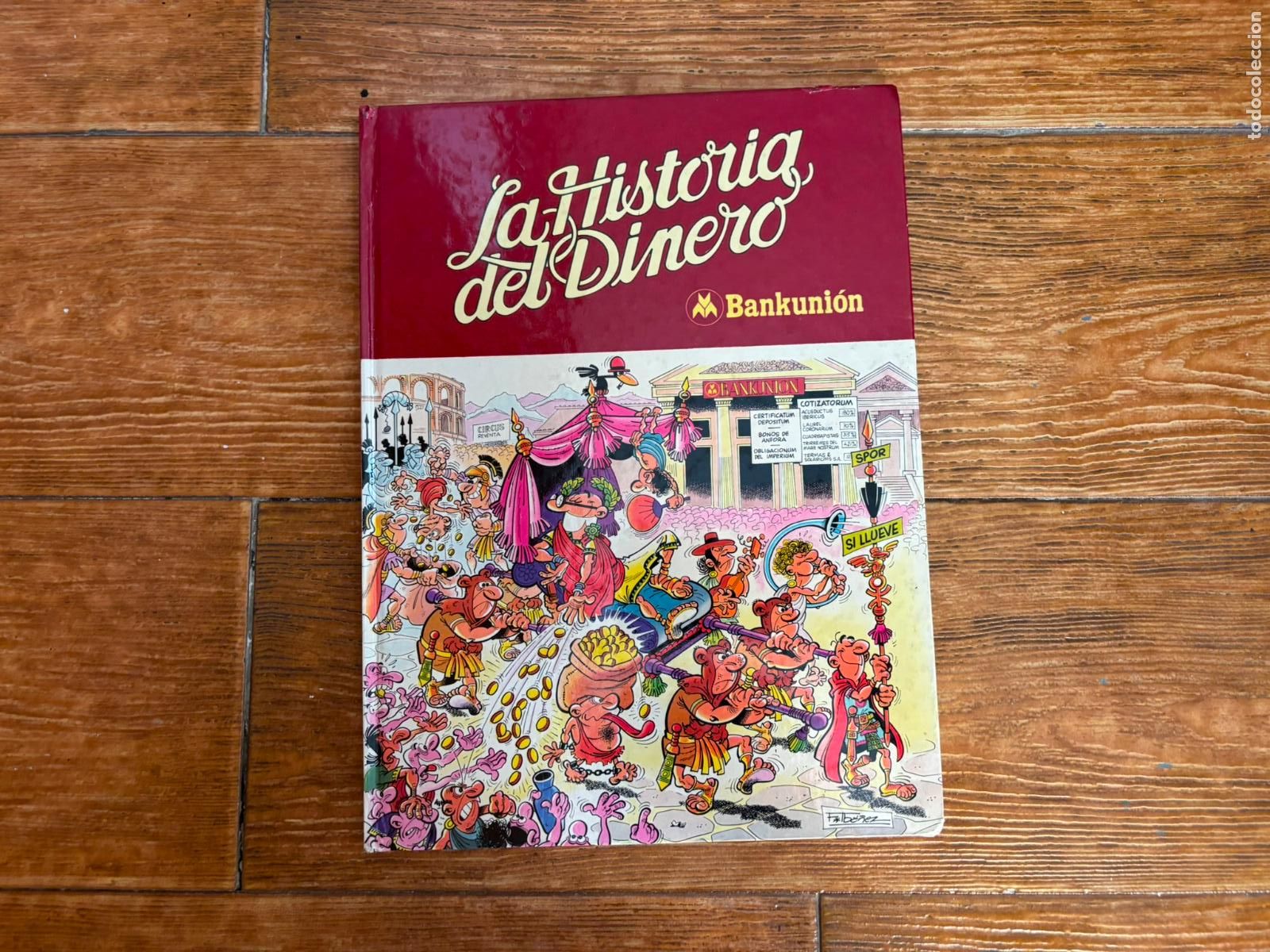 Tebeos: LA HISTORIA DEL DINERO BANKUNION. MORTADELO Y FILEMON TAPA DURA 1980