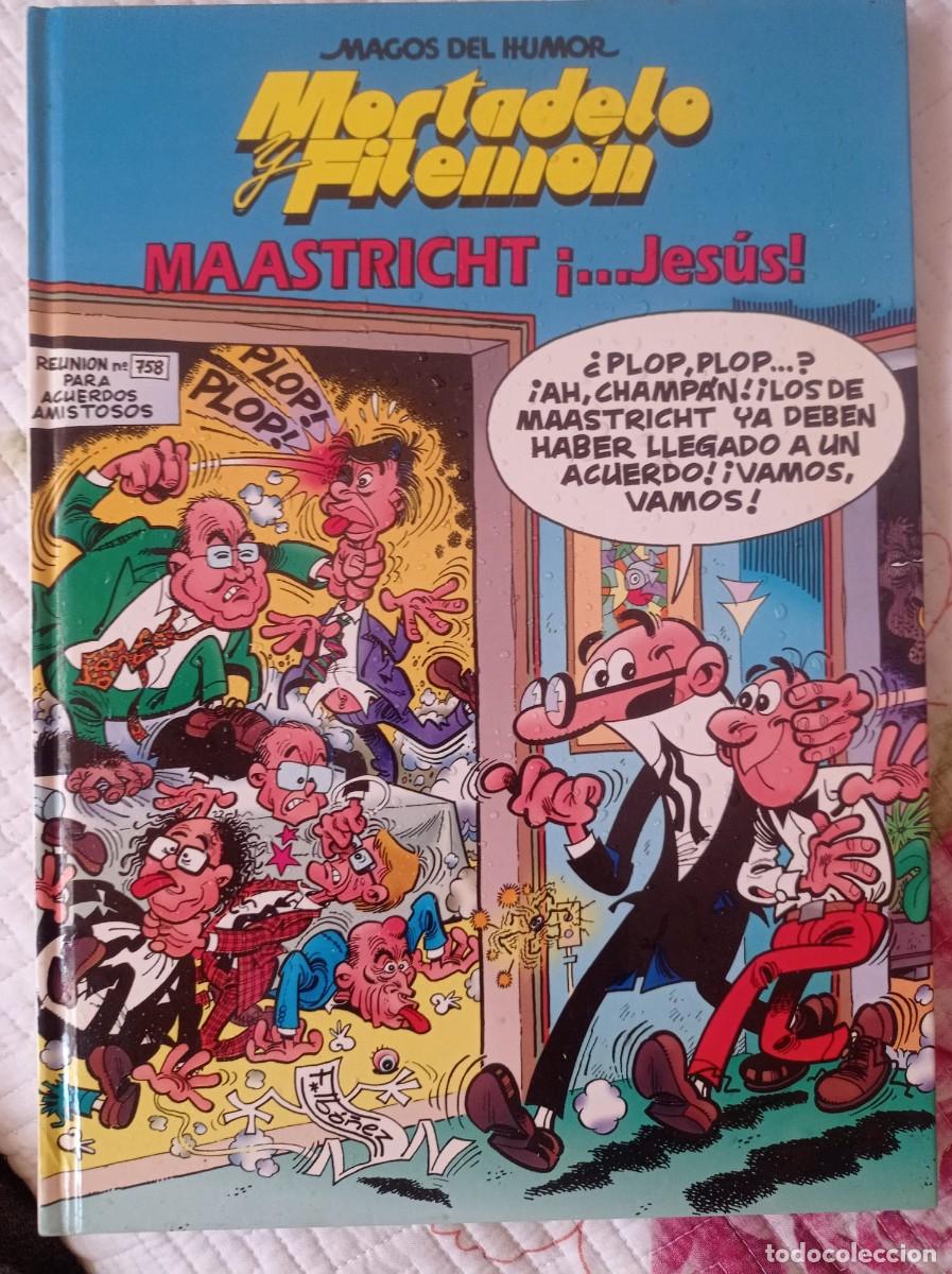 Tebeos: Magos del Humor: Mortadelo y Filemon: Maastricht... Jesus. 1996