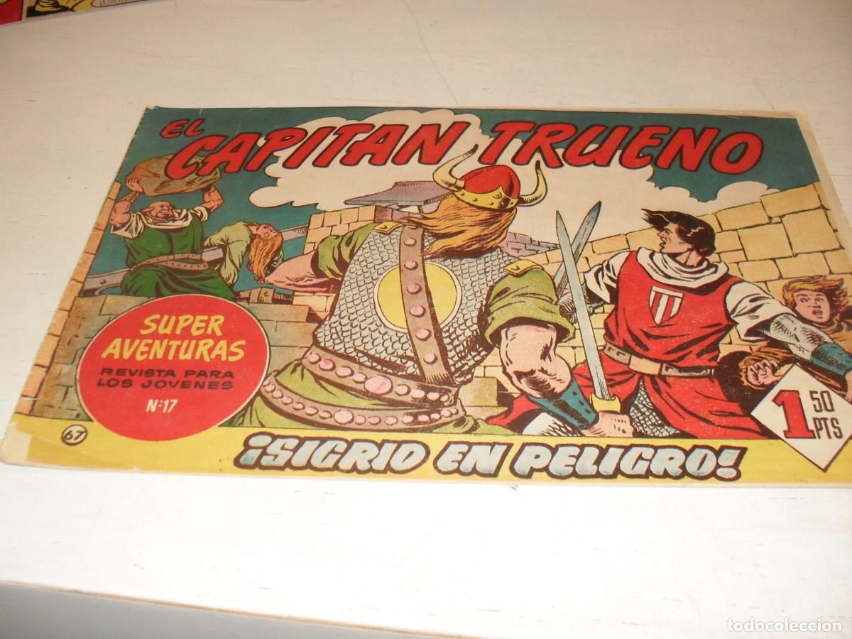 Tebeos: EL CAPITAN TRUENO,(ORIGINAL) N&ordm; 67,DENTRO PUBLICIDAD DEL CACHORRRO,DE 618.BRUGUERA,1956