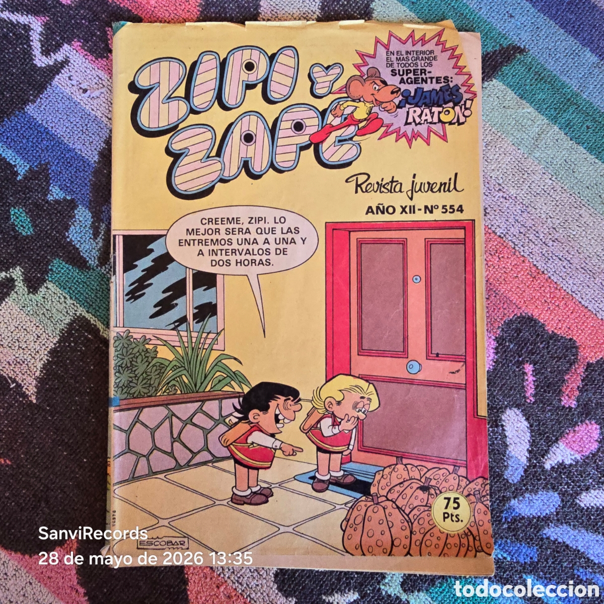 Tebeos: ZIPI Y ZAPE, REVISTA JUVENIL 554 (A&Ntilde;O XII) (BRUGUERA)