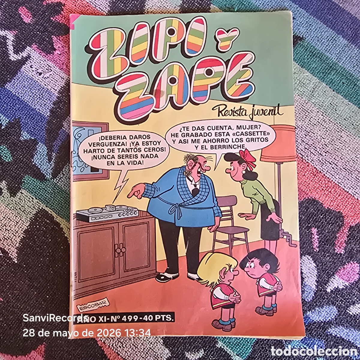 Tebeos: ZIPI Y ZAPE, REVISTA JUVENIL 499 (A&Ntilde;O XI) (BRUGUERA)