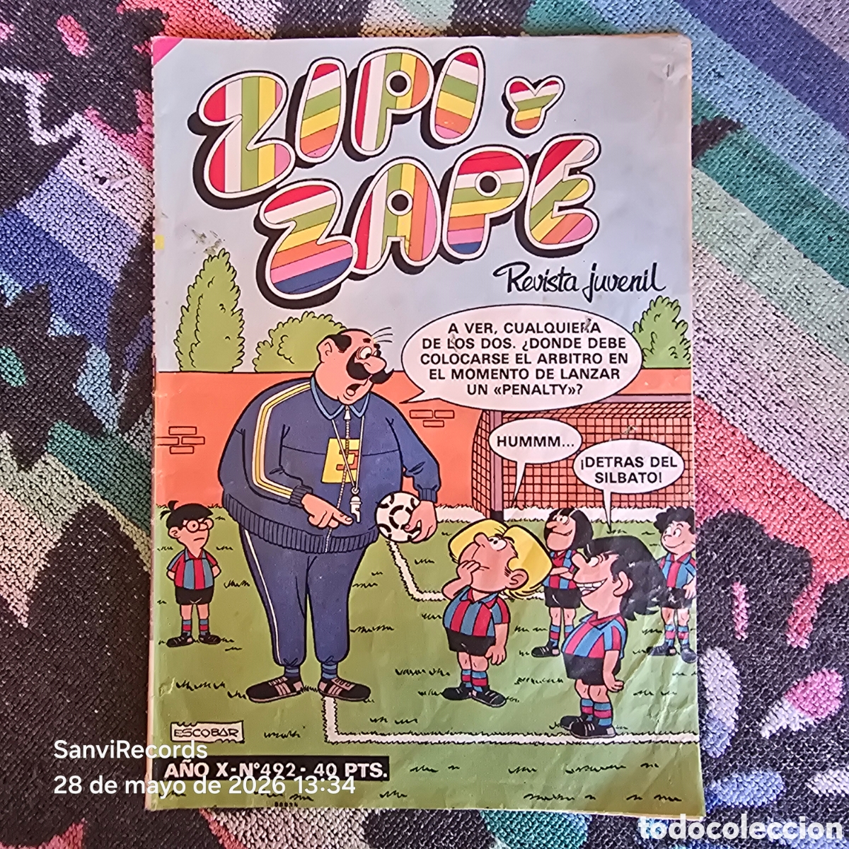 Tebeos: ZIPI Y ZAPE, REVISTA JUVENIL 492 (A&Ntilde;O XI) (BRUGUERA)