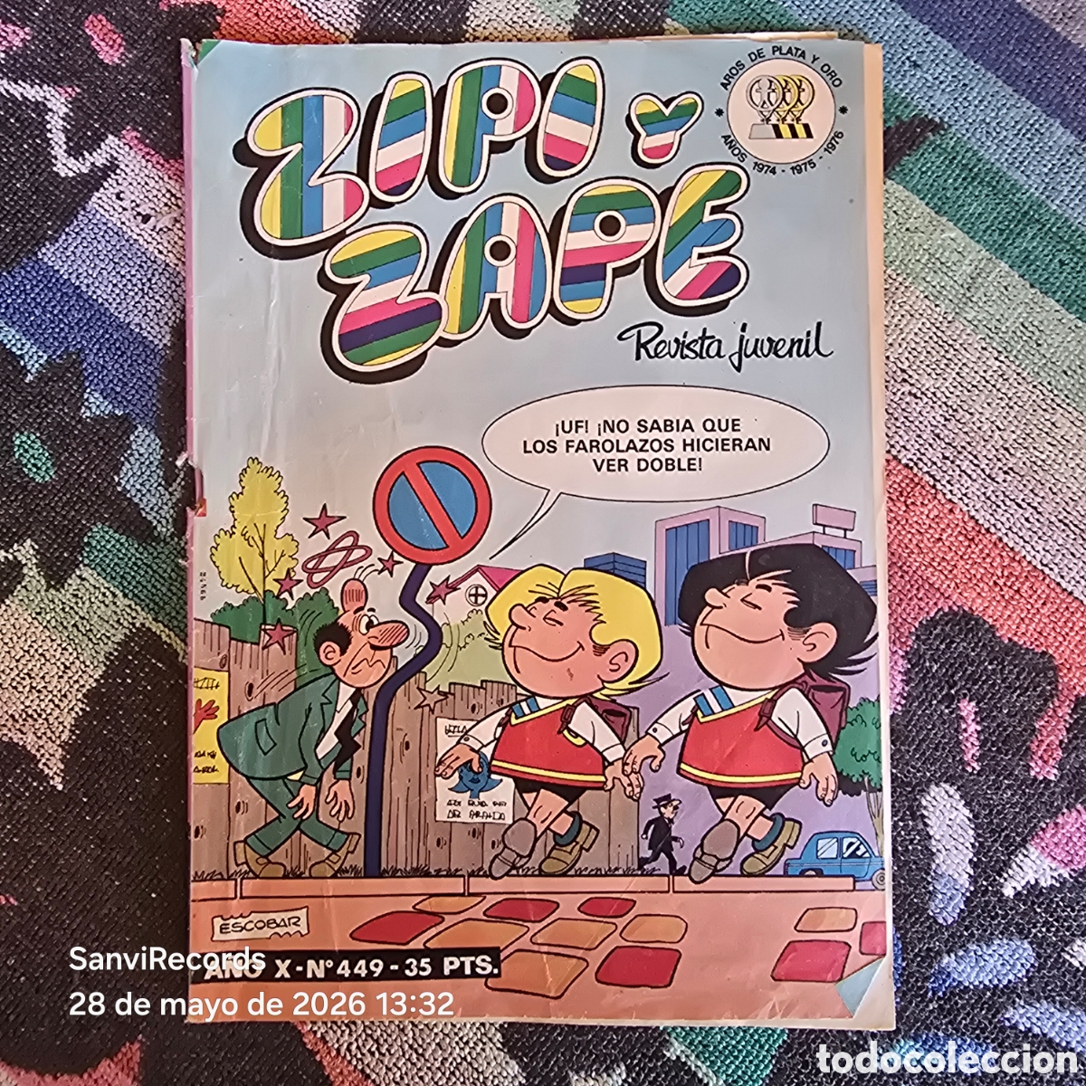 Tebeos: ZIPI Y ZAPE, REVISTA JUVENIL 449 (A&Ntilde;O X) (BRUGUERA)