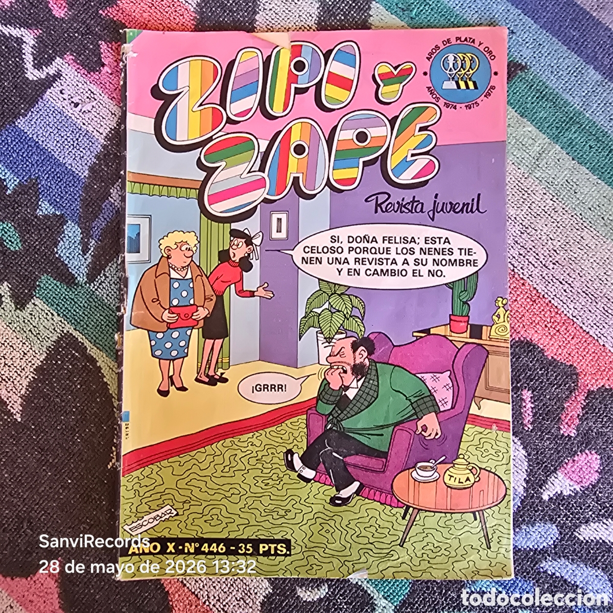 Tebeos: ZIPI Y ZAPE, REVISTA JUVENIL 446 (A&Ntilde;O X) (BRUGUERA)