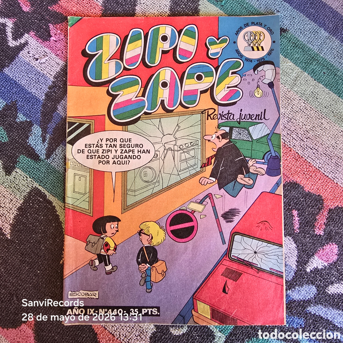 Tebeos: ZIPI Y ZAPE, REVISTA JUVENIL 440 (A&Ntilde;O IX) (BRUGUERA)