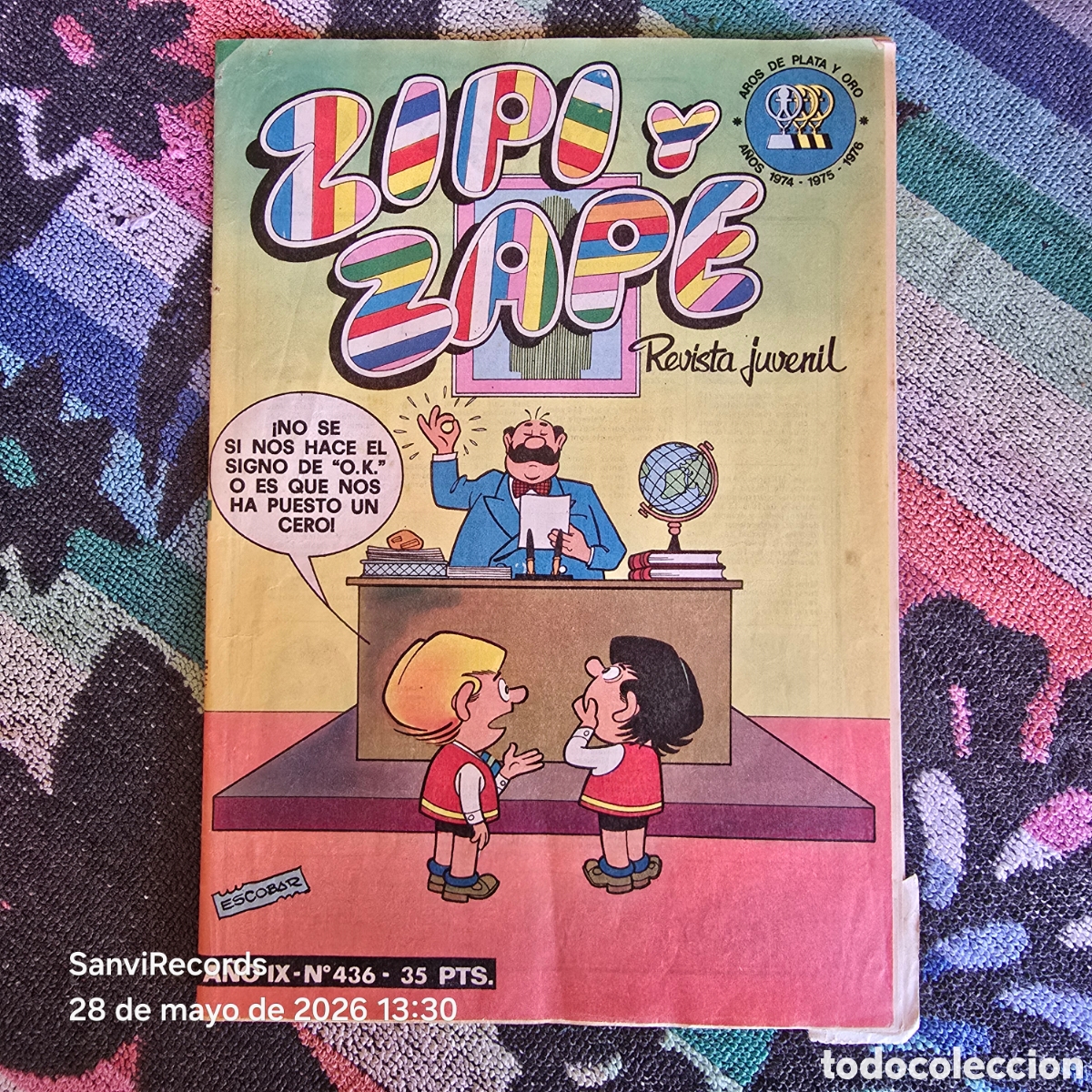 Tebeos: ZIPI Y ZAPE, REVISTA JUVENIL 436 (A&Ntilde;O IX) (BRUGUERA)