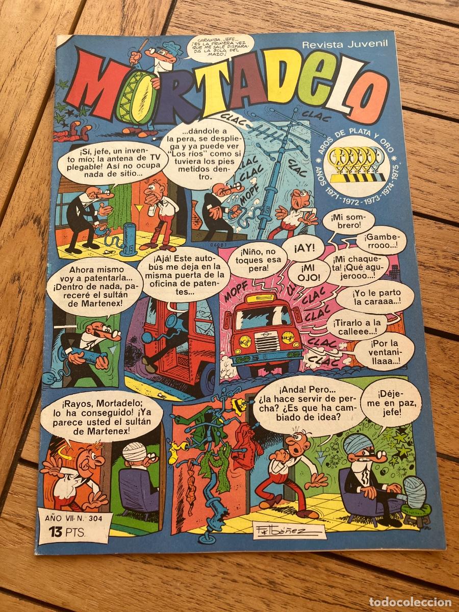 Tebeos: MORTADELO - N&Uacute;MERO 304 - REVISTA JUVENIL - BRUGUERA