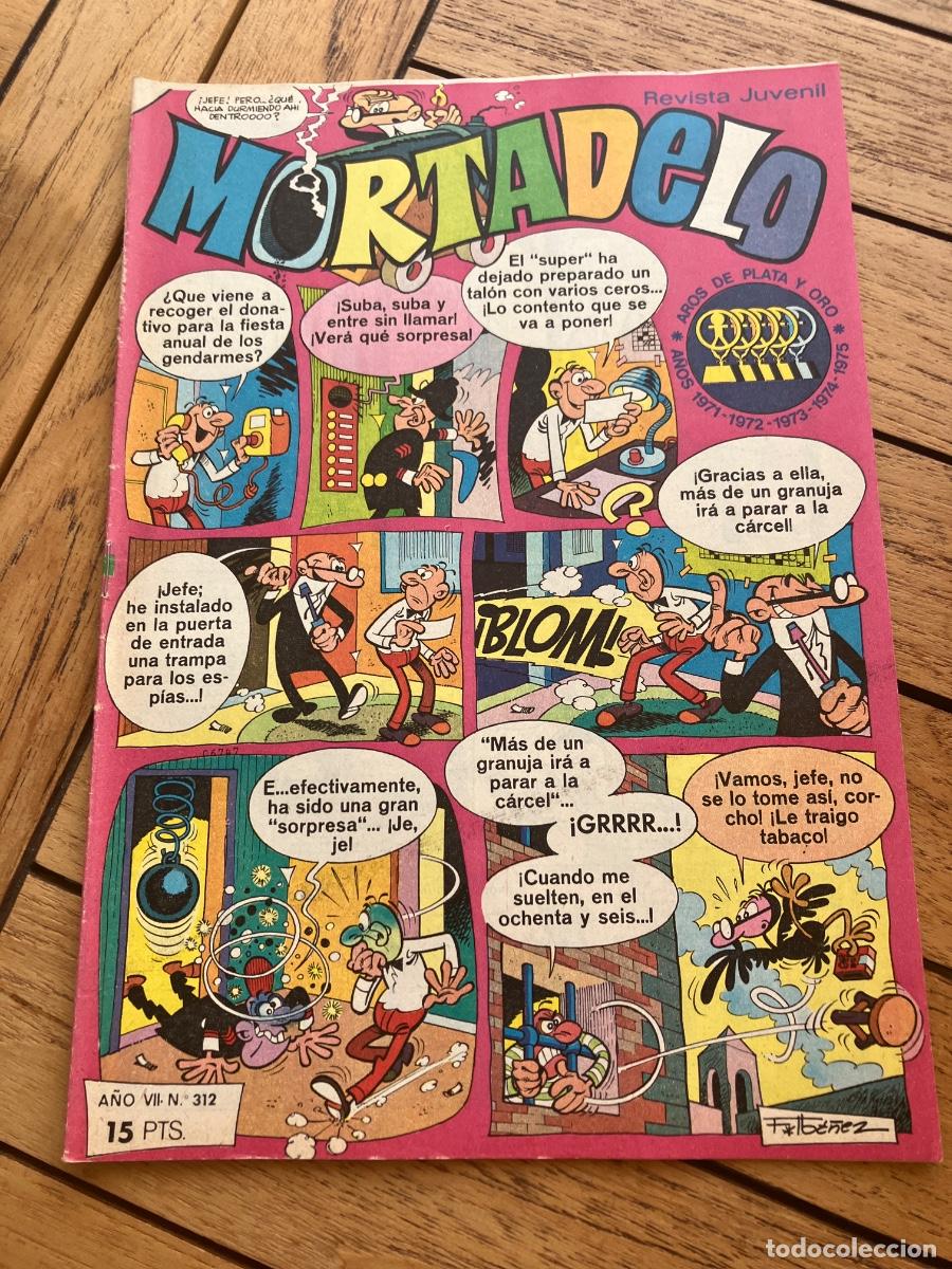Tebeos: MORTADELO - N&Uacute;MERO 312 - REVISTA JUVENIL - BRUGUERA