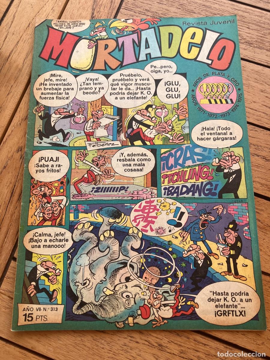 Tebeos: MORTADELO - N&Uacute;MERO 313 - REVISTA JUVENIL - BRUGUERA