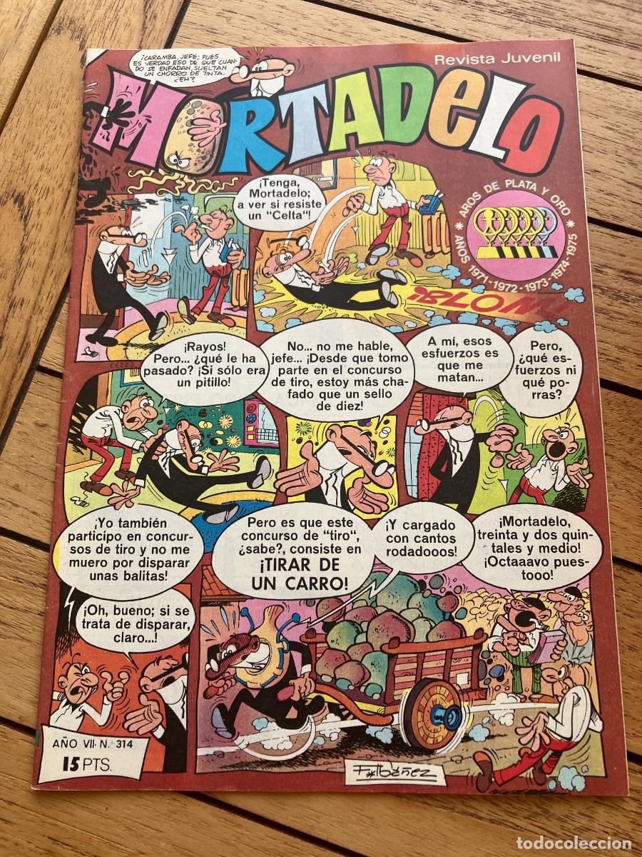 Tebeos: MORTADELO - N&Uacute;MERO 314 - REVISTA JUVENIL - BRUGUERA