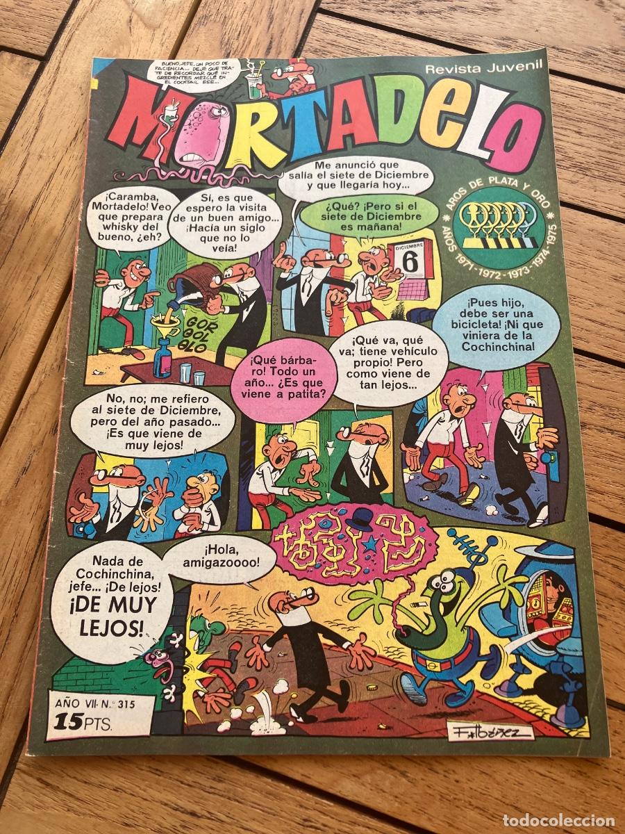 Tebeos: MORTADELO - N&Uacute;MERO 315 - REVISTA JUVENIL - BRUGUERA