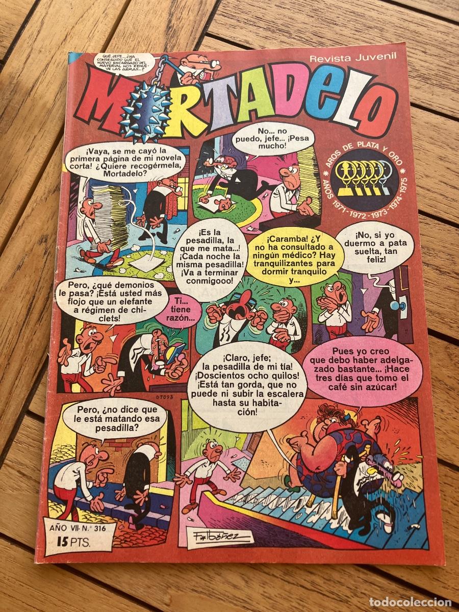 Tebeos: MORTADELO - N&Uacute;MERO 316 - REVISTA JUVENIL - BRUGUERA
