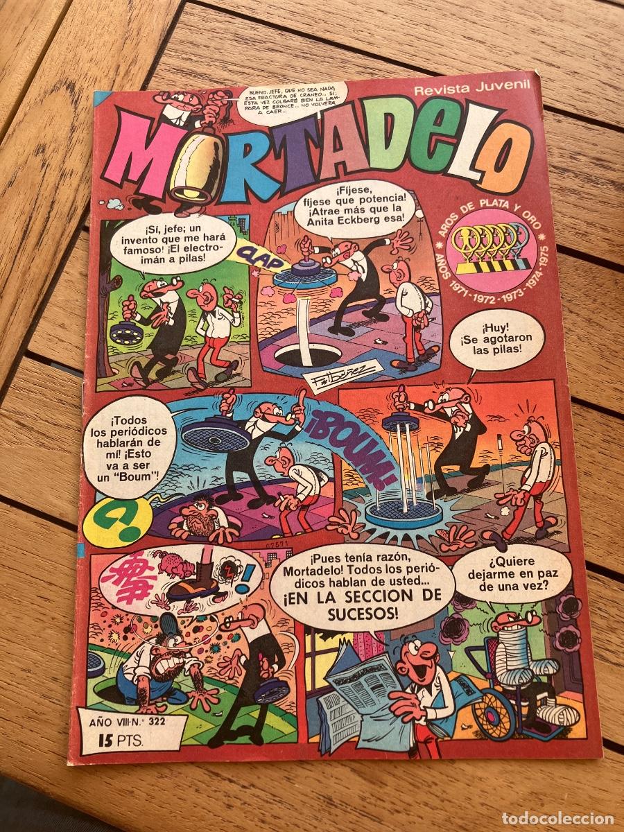 Tebeos: MORTADELO - N&Uacute;MERO 322 - REVISTA JUVENIL - BRUGUERA