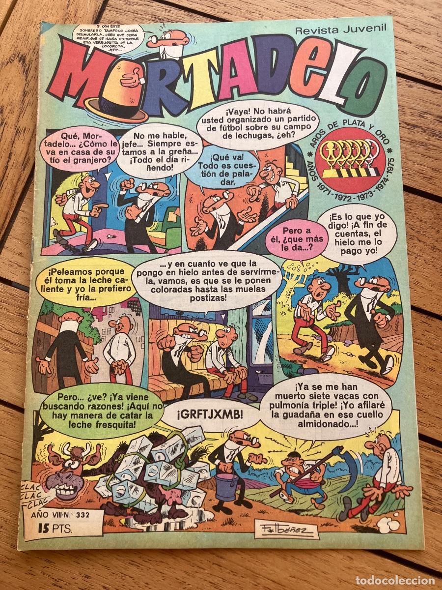 Tebeos: MORTADELO - N&Uacute;MERO 332 - REVISTA JUVENIL - BRUGUERA