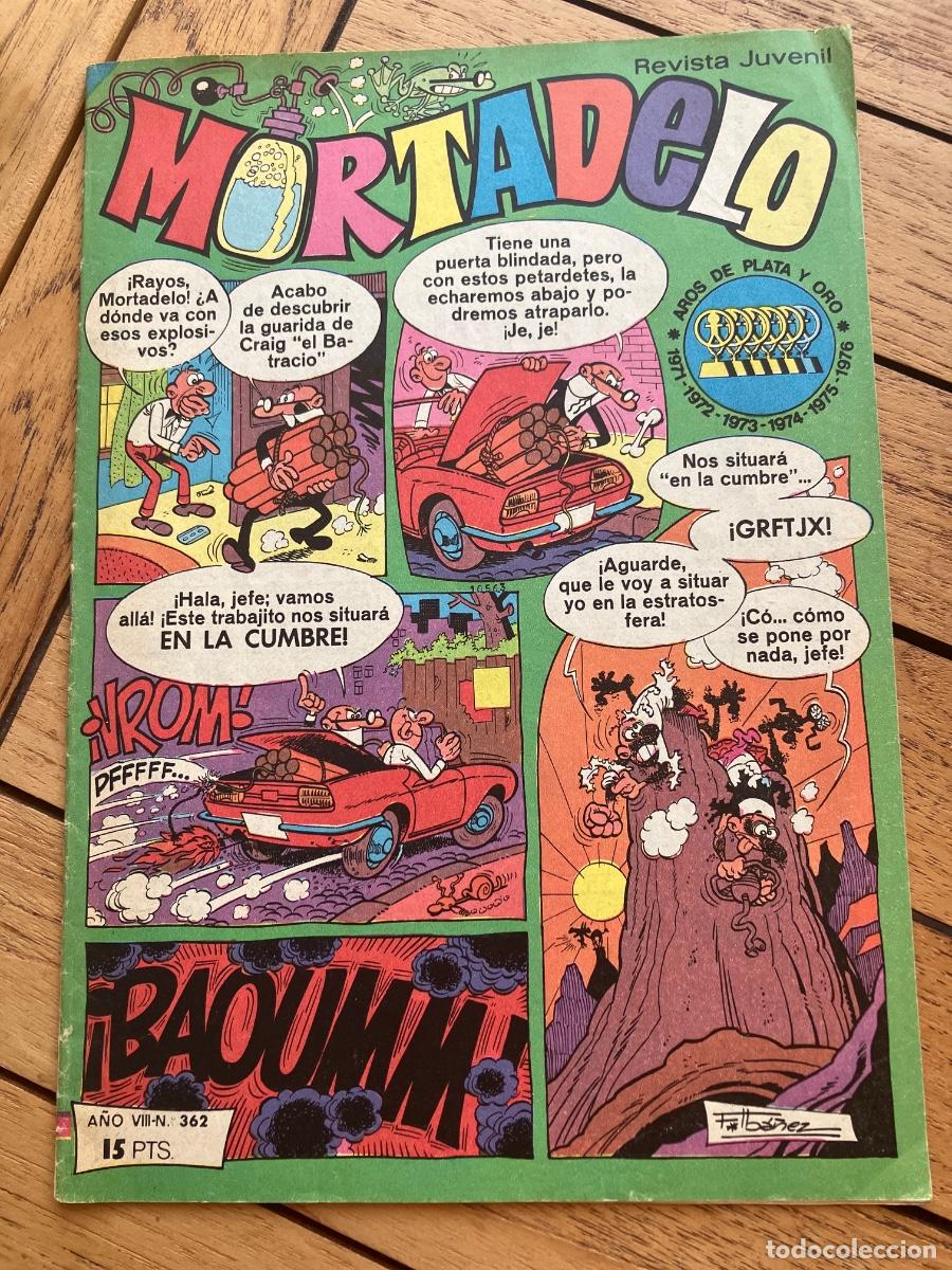 Tebeos: MORTADELO - N&Uacute;MERO 362 - REVISTA JUVENIL - BRUGUERA