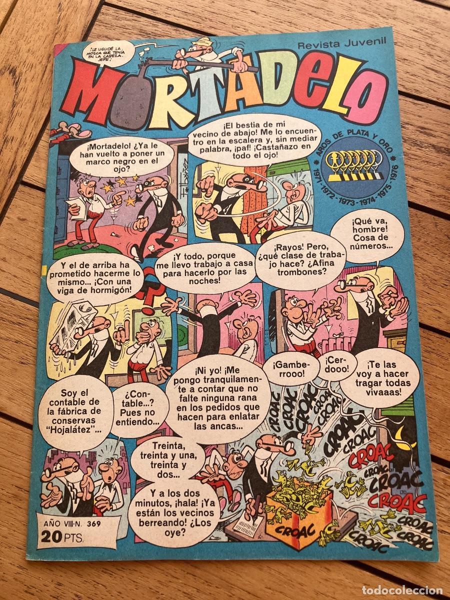 Tebeos: MORTADELO - N&Uacute;MERO 369 - REVISTA JUVENIL - BRUGUERA