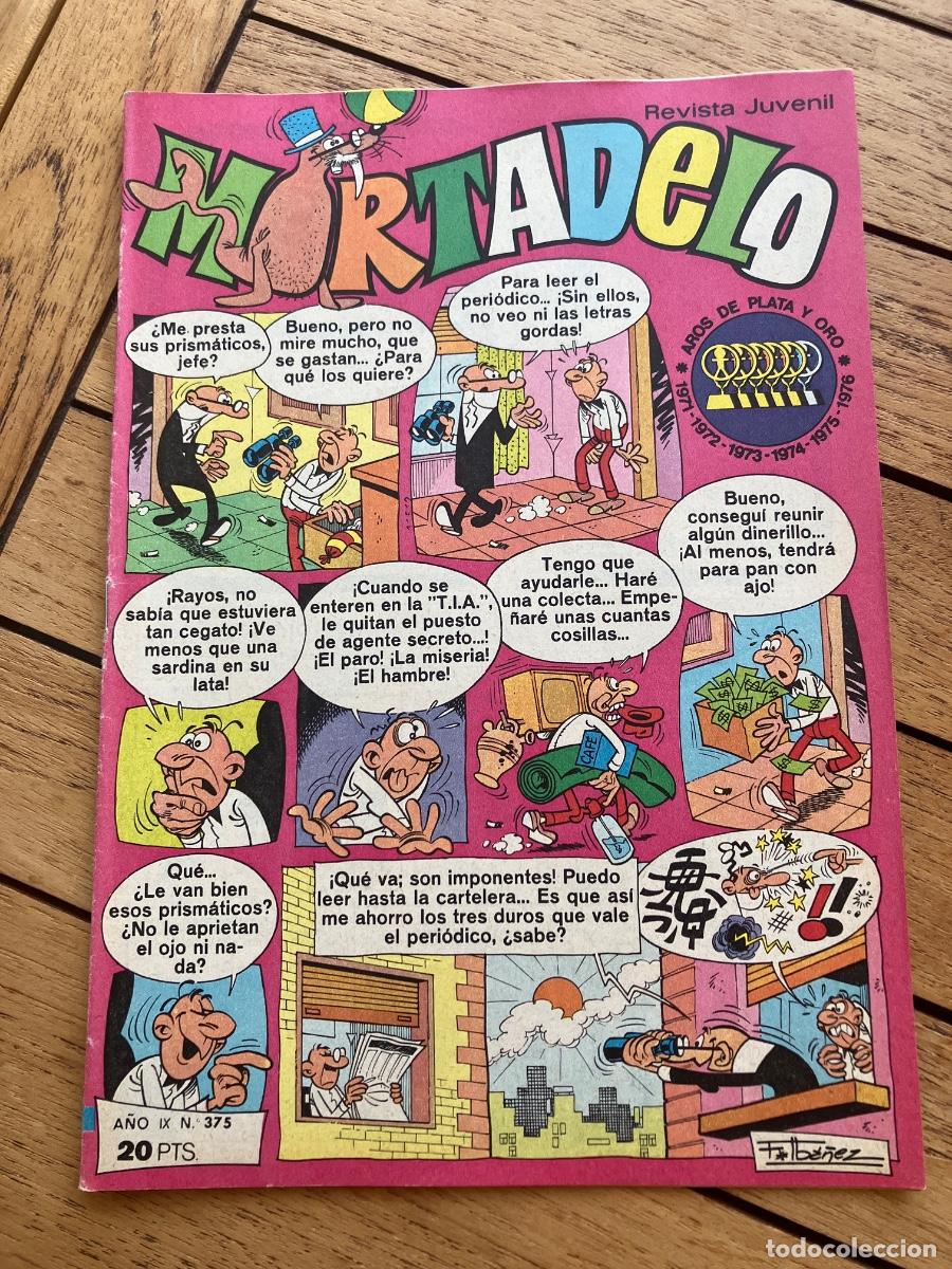 Tebeos: MORTADELO - N&Uacute;MERO 375 - REVISTA JUVENIL - BRUGUERA