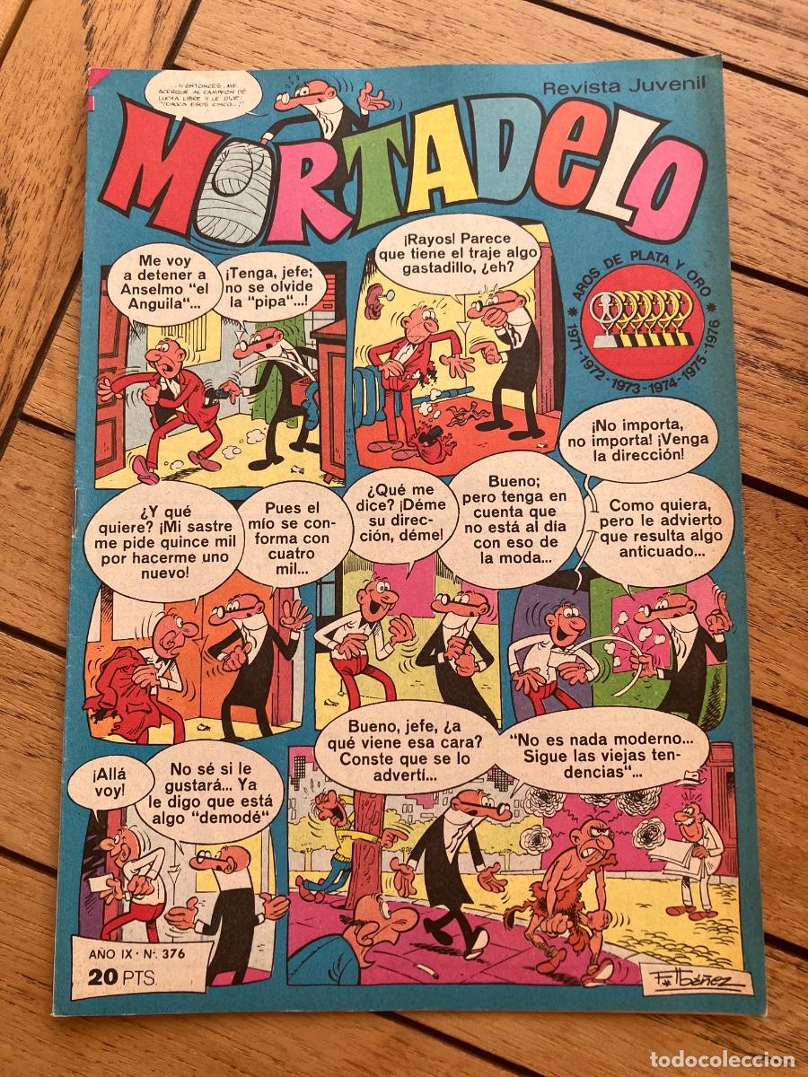 Tebeos: MORTADELO - N&Uacute;MERO 376 - REVISTA JUVENIL - BRUGUERA
