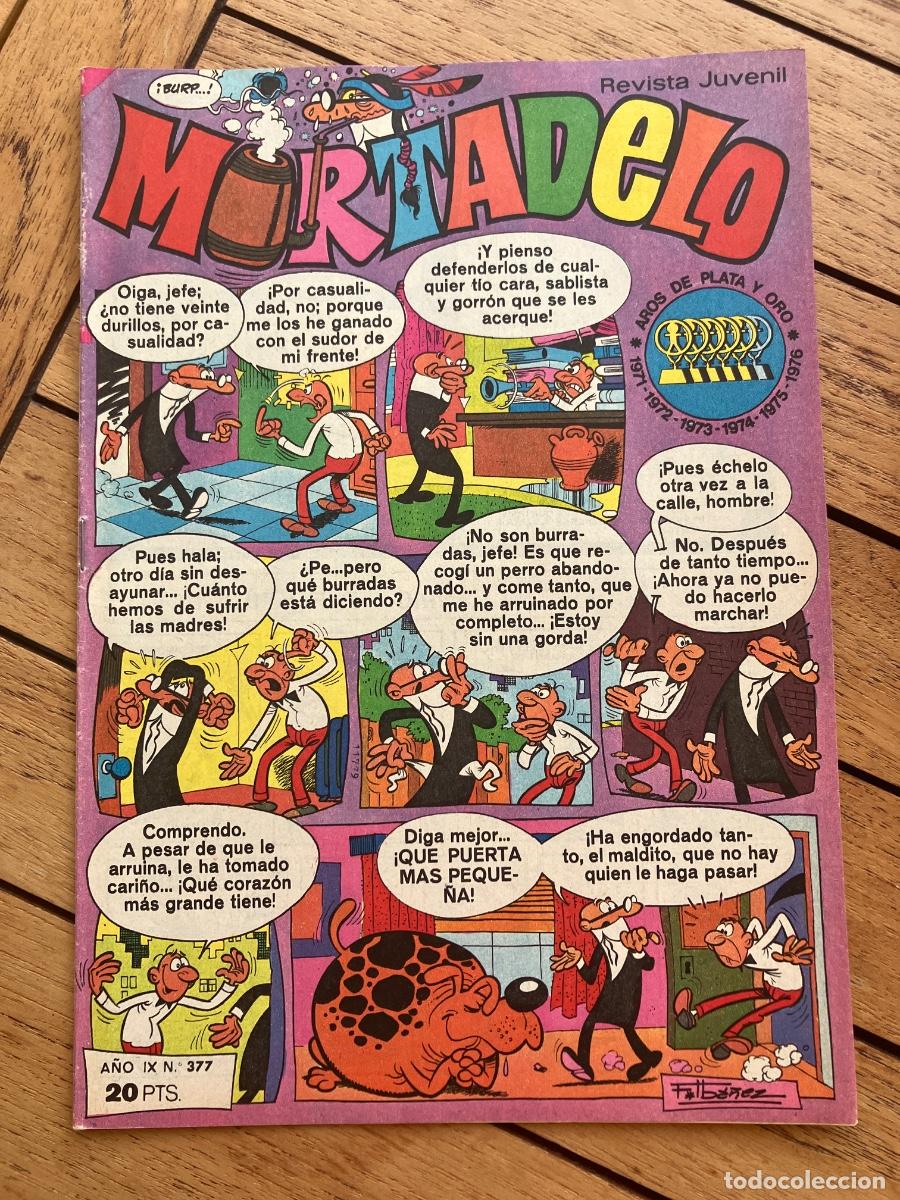 Tebeos: MORTADELO - N&Uacute;MERO 377 - REVISTA JUVENIL - BRUGUERA