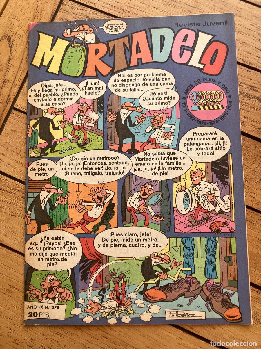 Tebeos: MORTADELO - N&Uacute;MERO 378 - REVISTA JUVENIL - BRUGUERA