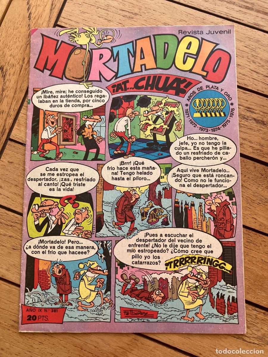Tebeos: MORTADELO - N&Uacute;MERO 381 - REVISTA JUVENIL - BRUGUERA